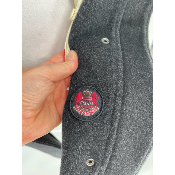 Pendleton Black Coat with Multicolor Lining - Picture 11 of 15